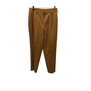 Lauren Ralph Lauren women's Tan Wool‎ Blend Pleated Chino Pants Size 6